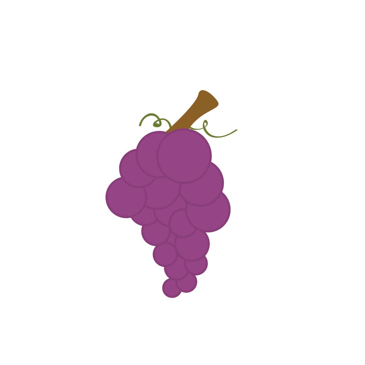 Cacho De Uvas Roxas Frutas Png Grátis Para Baixar Vetor