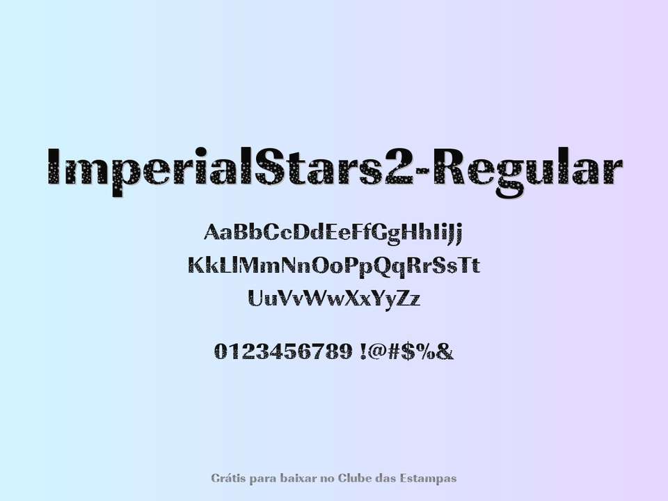Fonte Imperialstars2 Regular Grátis Para Baixar