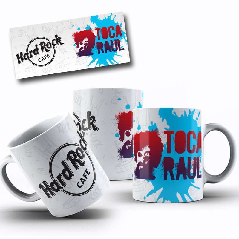 Arte Para Caneca Hard Rock Cafe Toca Raul 9