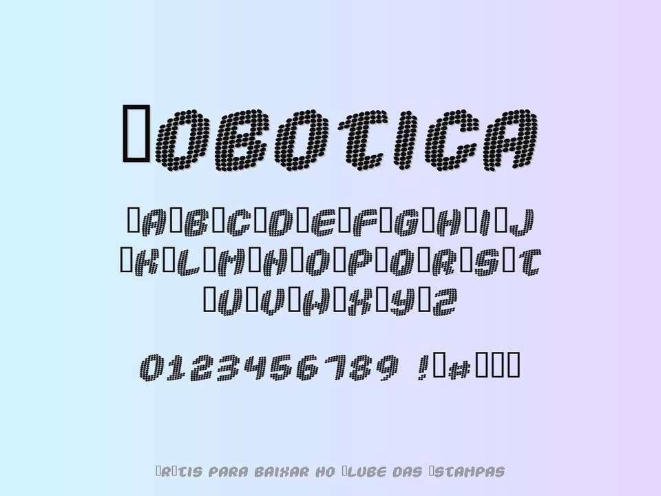 Fonte Robotica Grátis Para Baixar