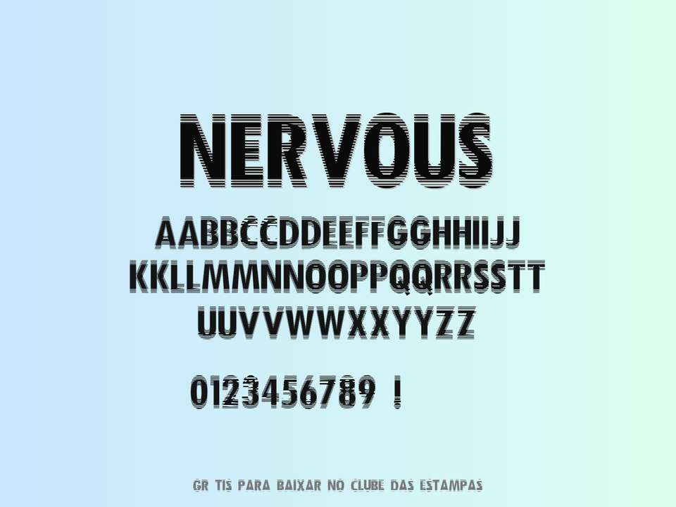 Fonte Nervous Grátis Para Baixar