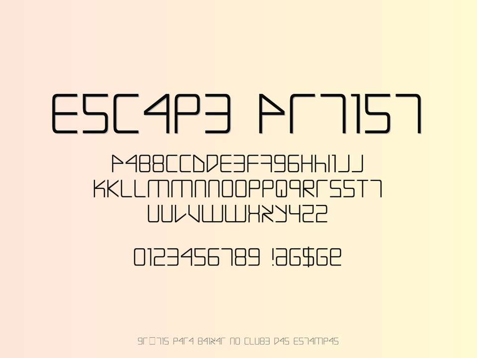 Fonte Escape Artist Grátis Para Baixar