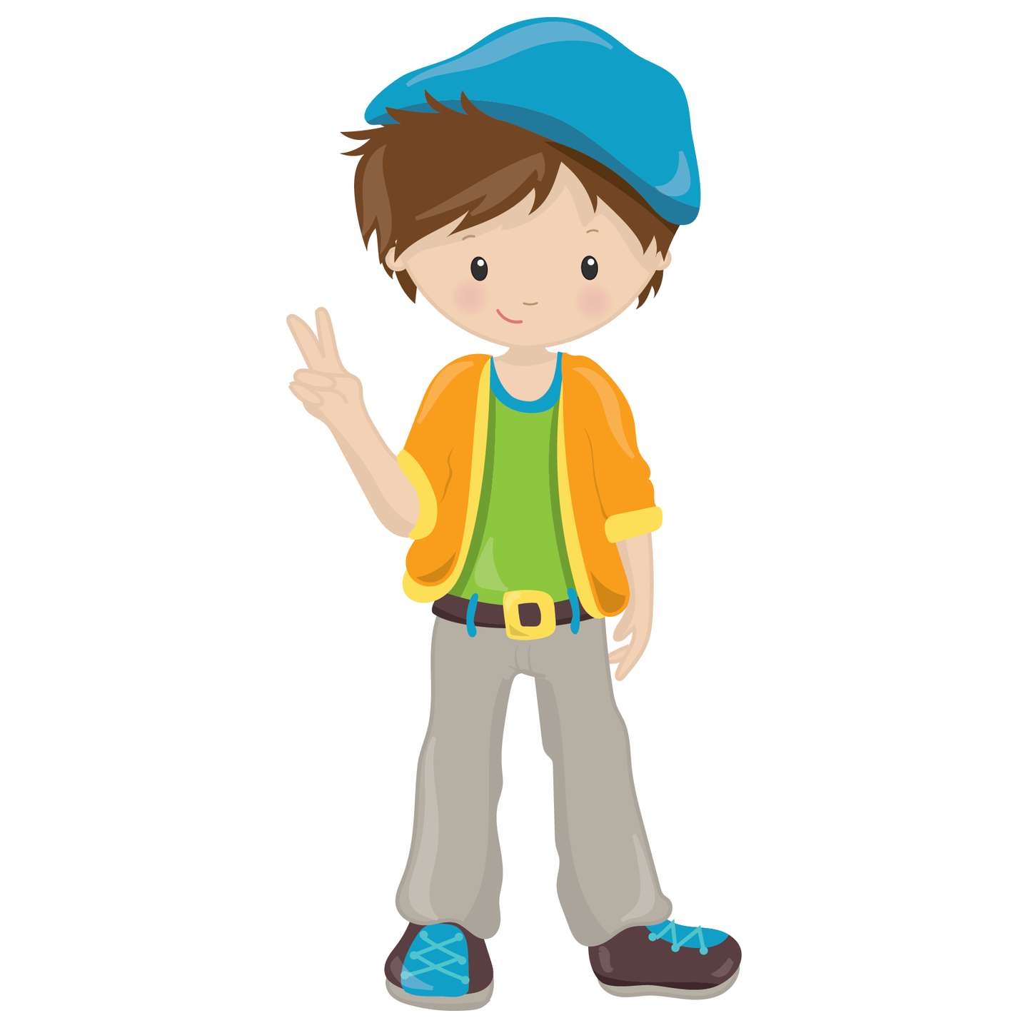 Menino Em Estilo Cartoon Personagens Png Grátis Para Baixar