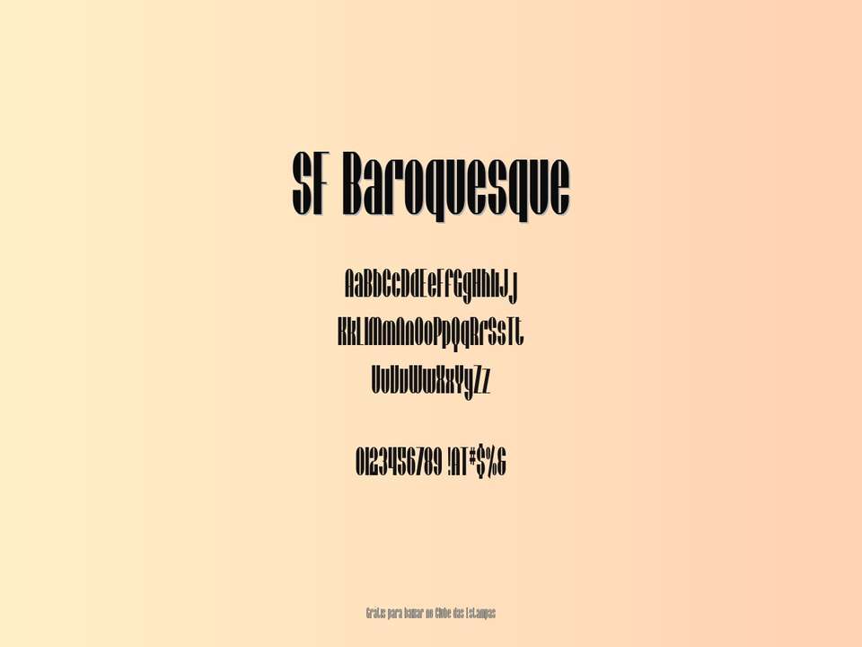 Fonte Sf Baroquesque Grátis Para Baixar