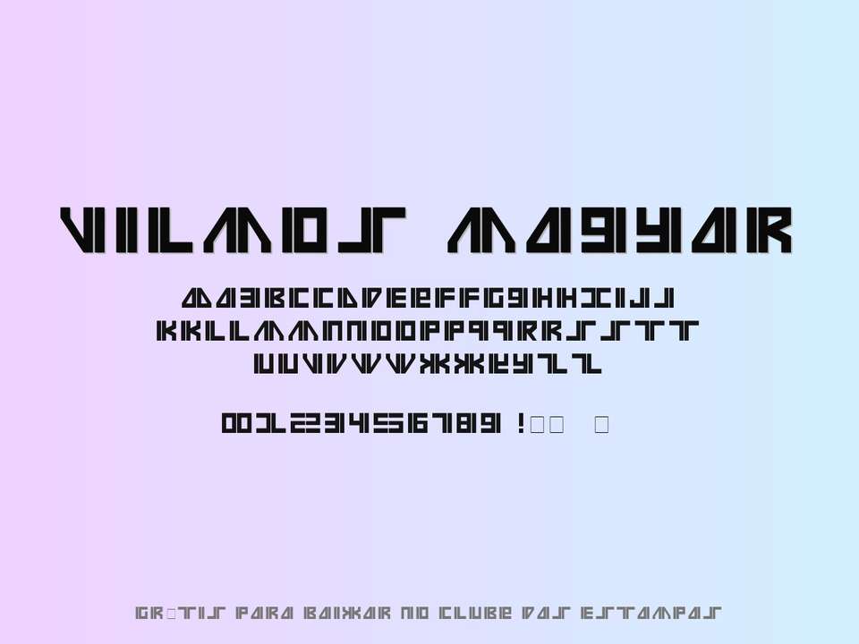 Fonte Vilmos Magyar Grátis Para Baixar