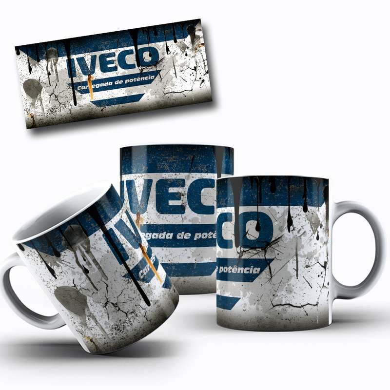 Arte Para Caneca Iveco Caminhão Slogan 21