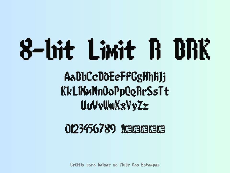 Fonte 8 Bit Limit R Brk Grátis Para Baixar
