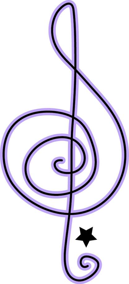 Clave De Sol Musical Estilizada Música Png Grátis Para Baixar