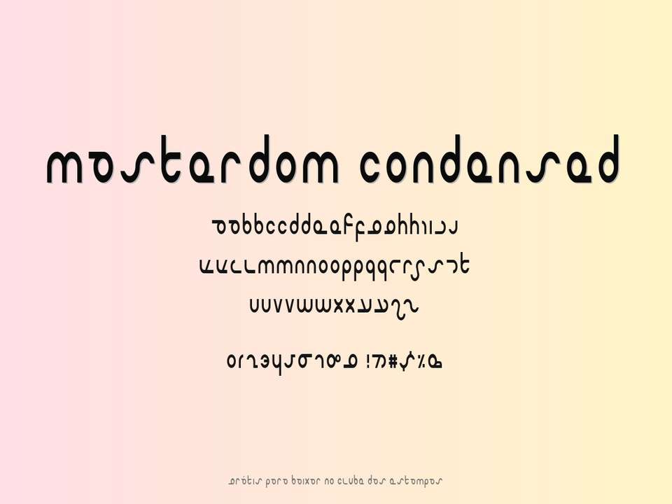 Fonte Masterdom Condensed Grátis Para Baixar