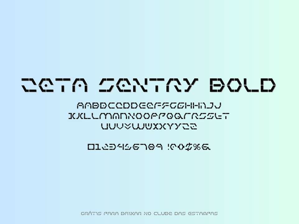 Fonte Zeta Sentry Bold Grátis Para Baixar