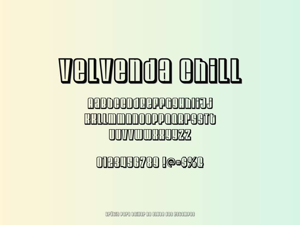 Fonte Velvenda Chill Grátis Para Baixar