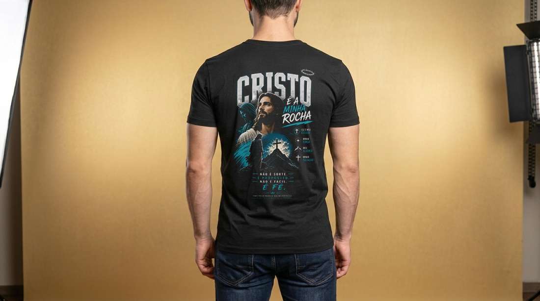 Arte Cristo É A Minha Rocha Não É Sorte É Proposito