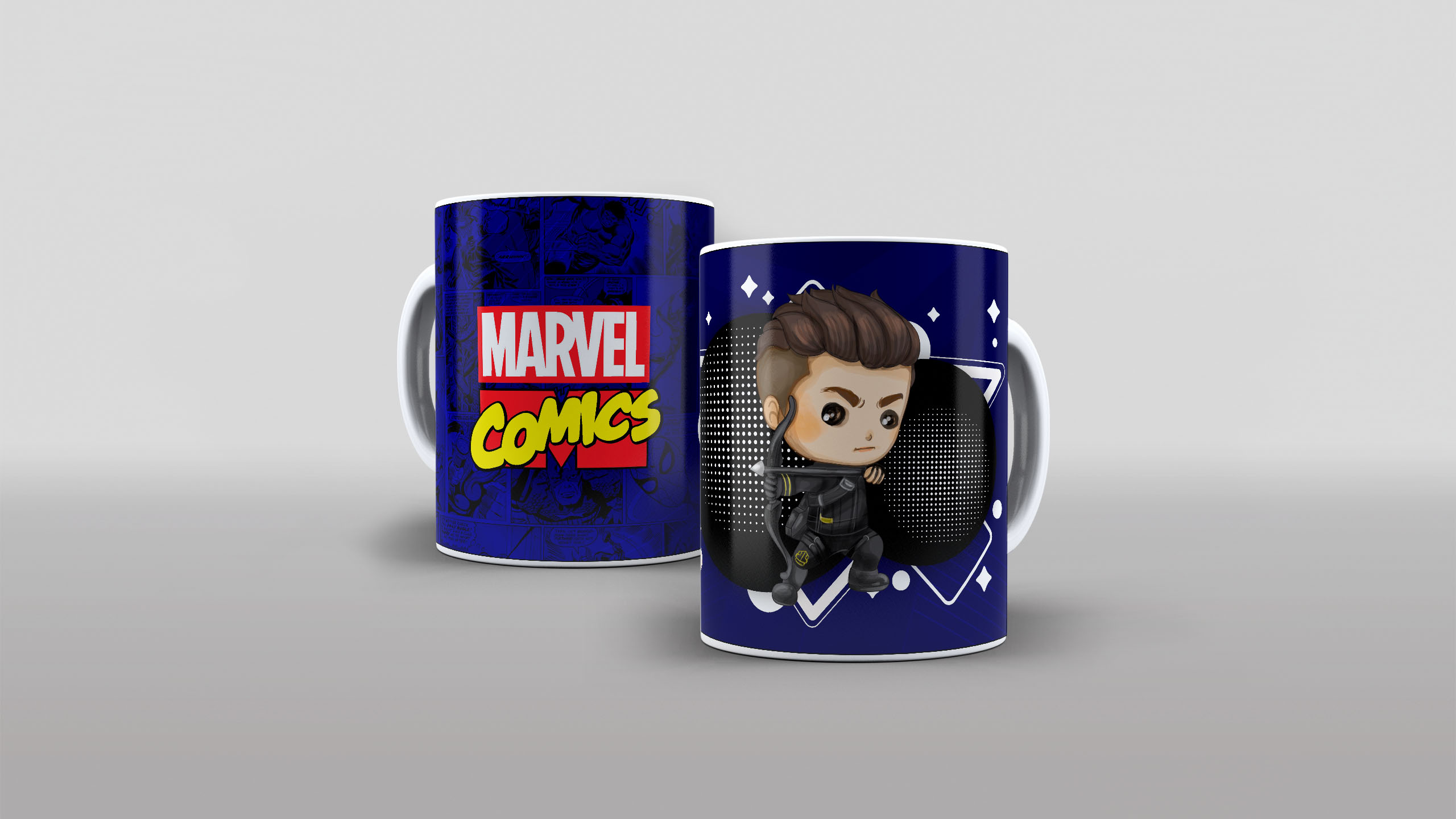 Arte Caneca Marvel Comics Heróis Cute Fofo Baby (2)