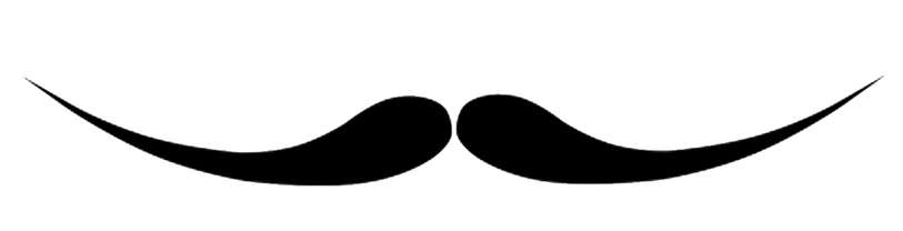 Bigode Masculino Preto Elegante Estilo Png Grátis Para Baixar