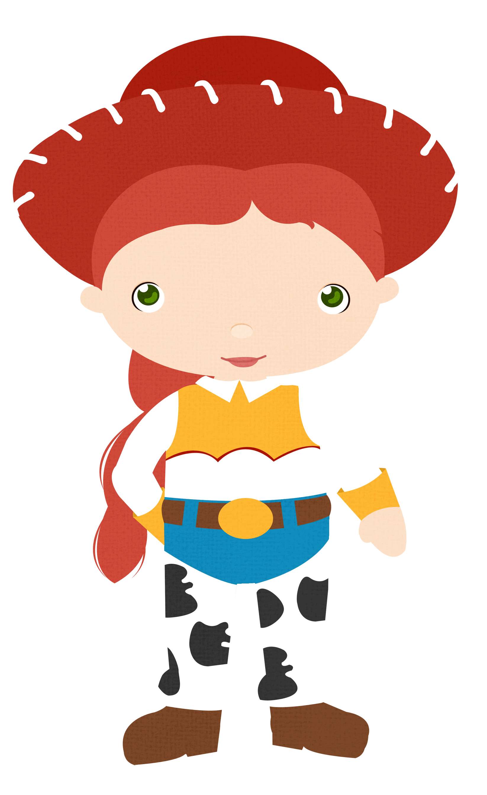Boneca Cartoon Vaqueira Personagem Png Grátis Para Baixar