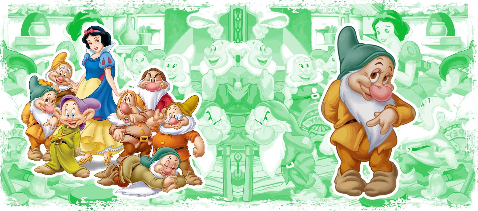 Arte Para Caneca Branca E Os Sete 7 Anões (8)