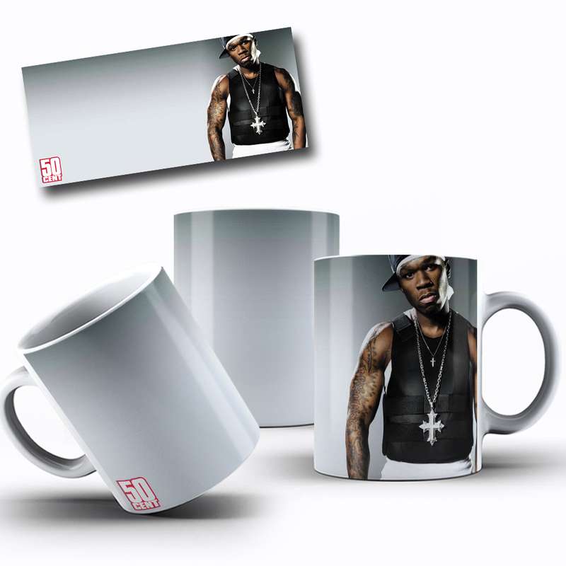 Arte Para Caneca 50 Cent Rapper 12