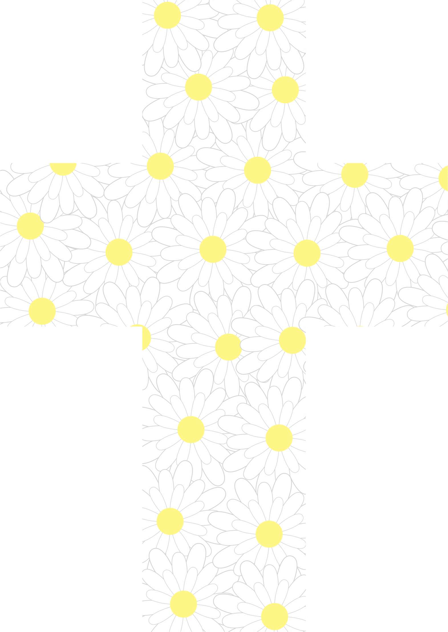 Cruz Decorativa Com Margaridas Flores Png Grátis Para Baixar