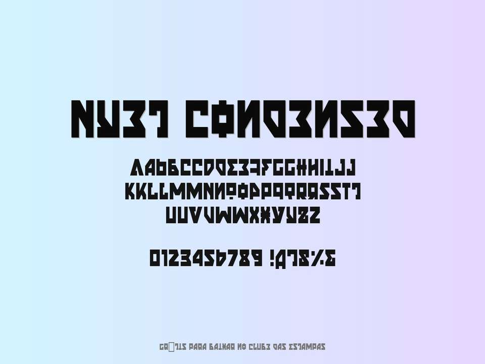 Fonte Nyet Condensed Grátis Para Baixar