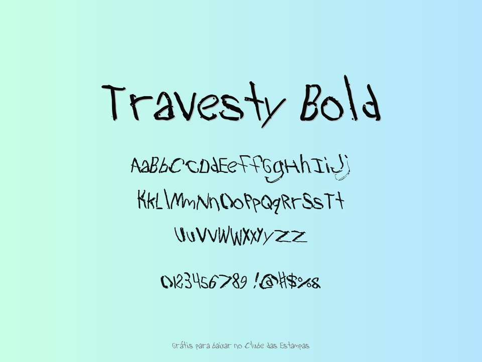 Fonte Travesty Bold Grátis Para Baixar