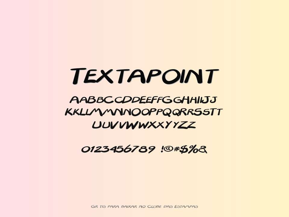 Fonte Textapoint Grátis Para Baixar