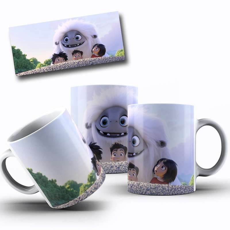 Arte Para Caneca Abominável Personagens Cartoon 28