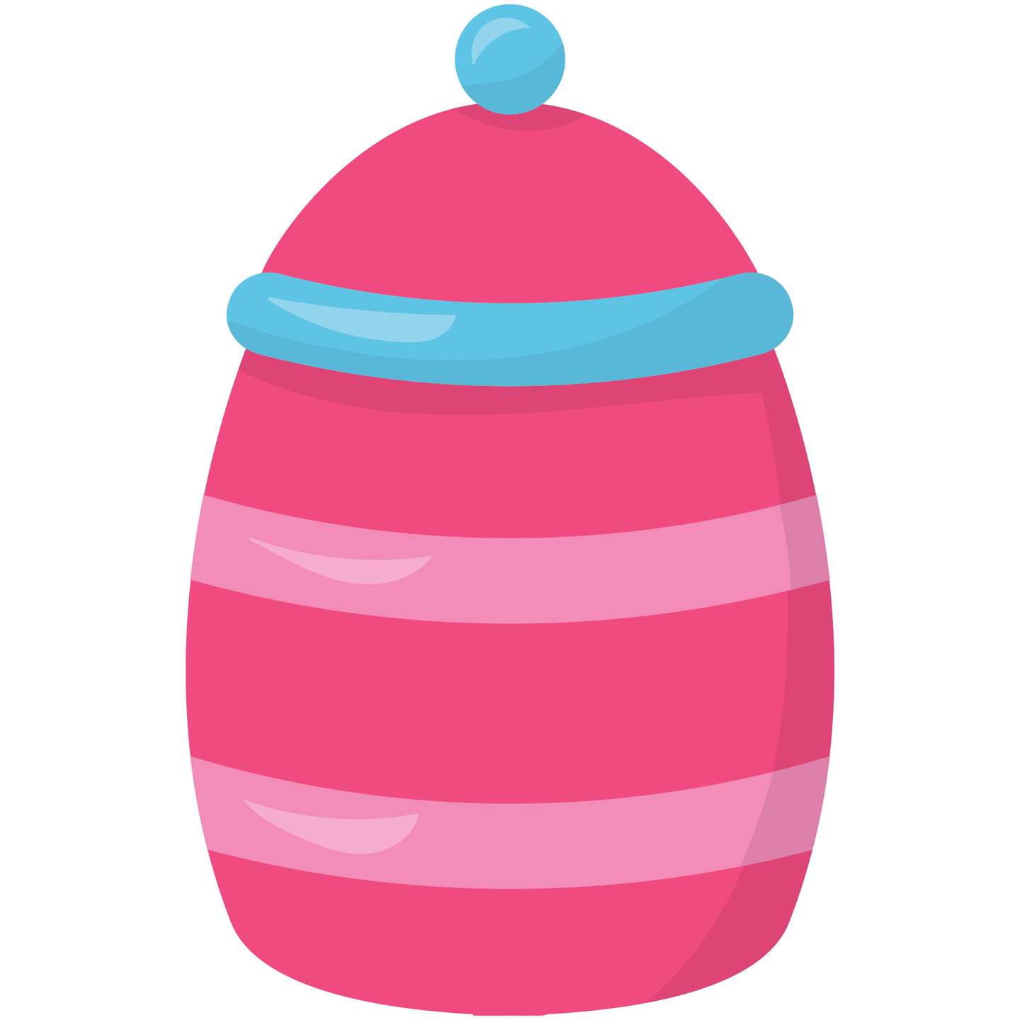 Ovo De Páscoa Rosa Listrado Páscoa Png Grátis Para Baixar