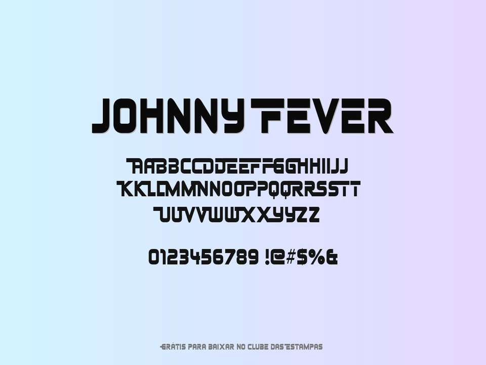 Fonte Johnny Fever Grátis Para Baixar