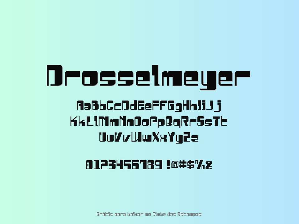 Fonte Drosselmeyer Grátis Para Baixar