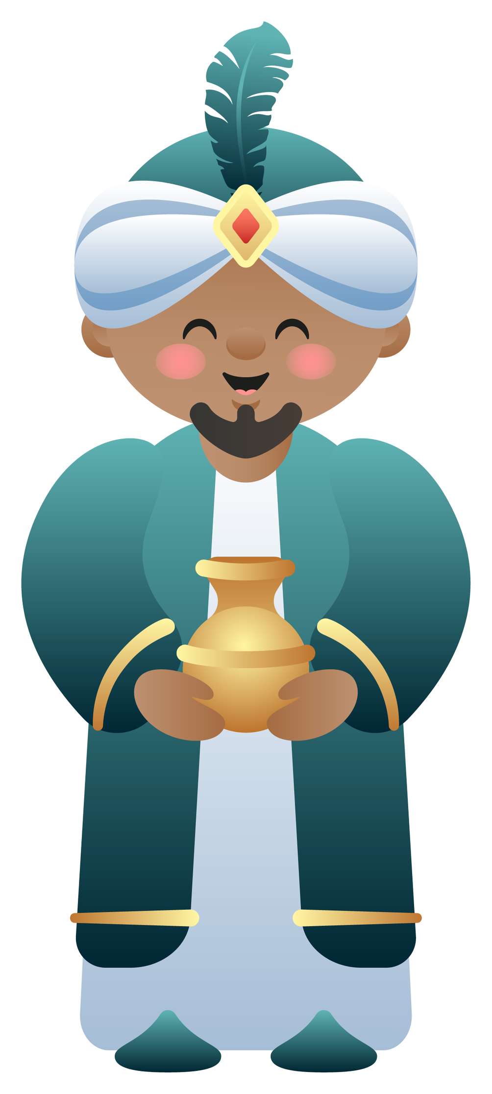 Homem Egípcio Segurando Vaso Egito Png Grátis Para Baixar