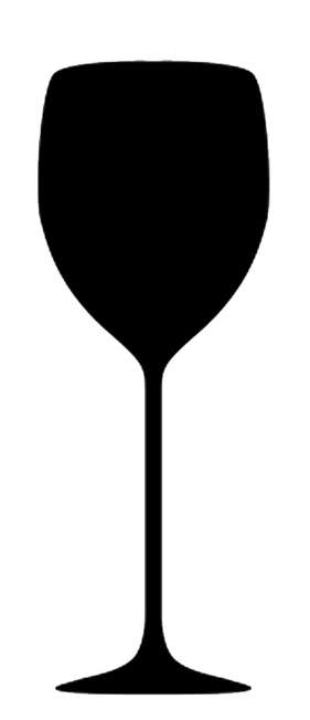 Taça De Vinho Em Preto Cristalaria Png Grátis Para Baixar