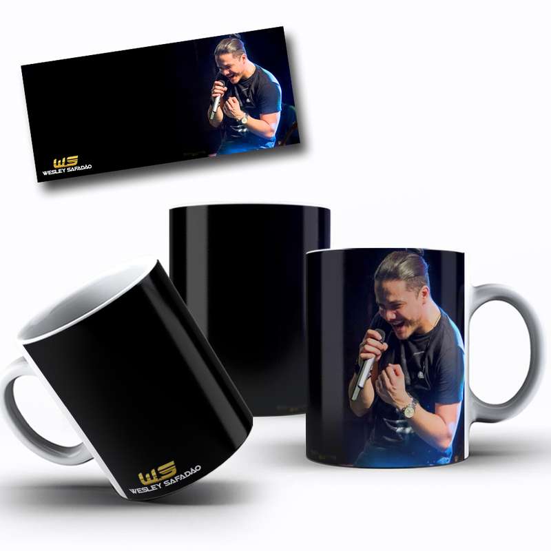 Arte Para Caneca Wesley Safadão Cantor 2