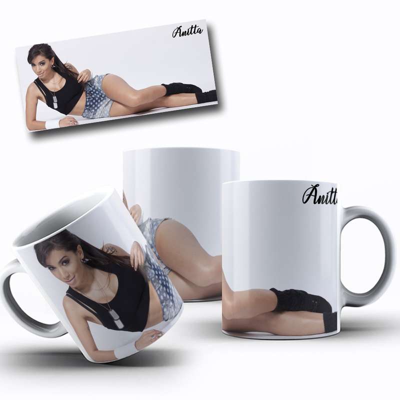 Arte Para Caneca Anitta Personagens Cartoon 2