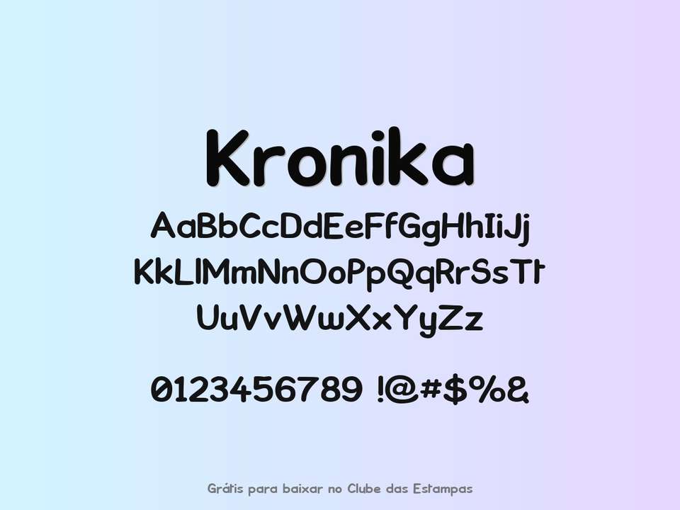 Fonte Kronika Grátis Para Baixar