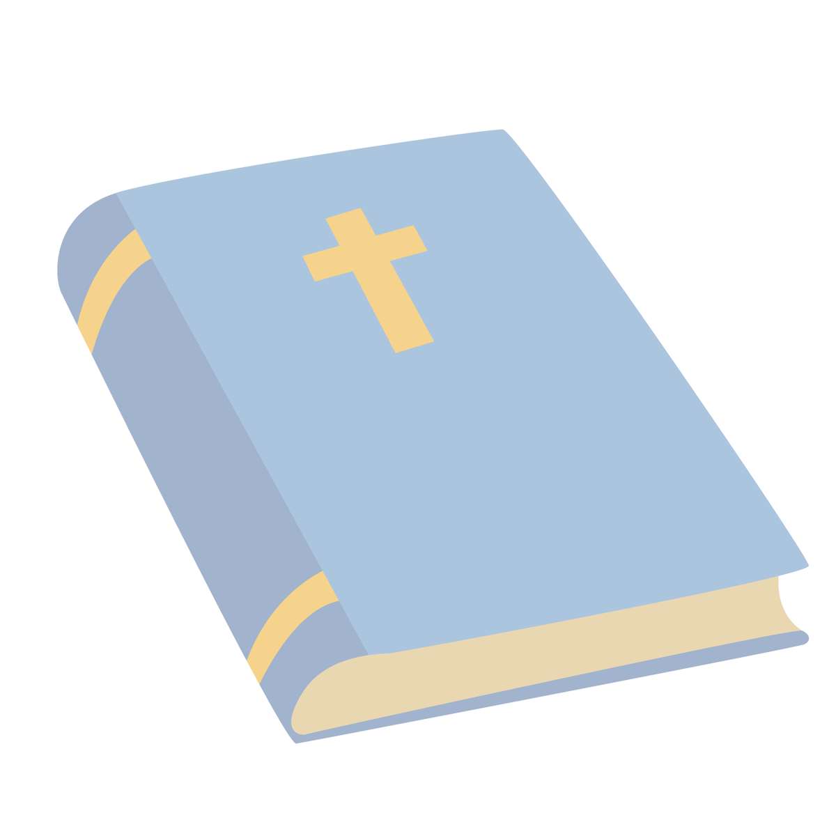 Bíblia Azul Com Cruz Religião Png Grátis Para Baixar