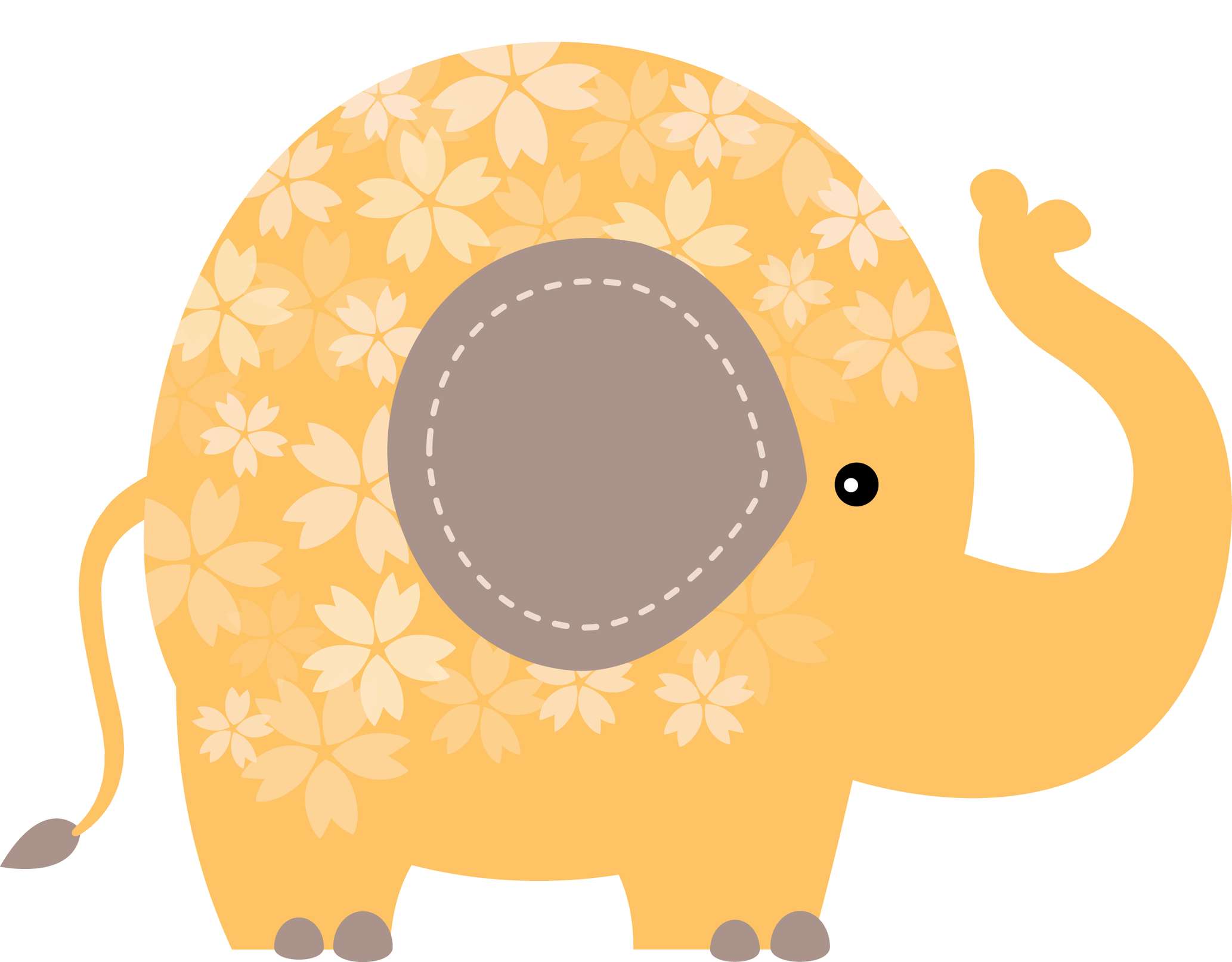 Elemento Elefante Cute Elefantinho Fofo Png (182)