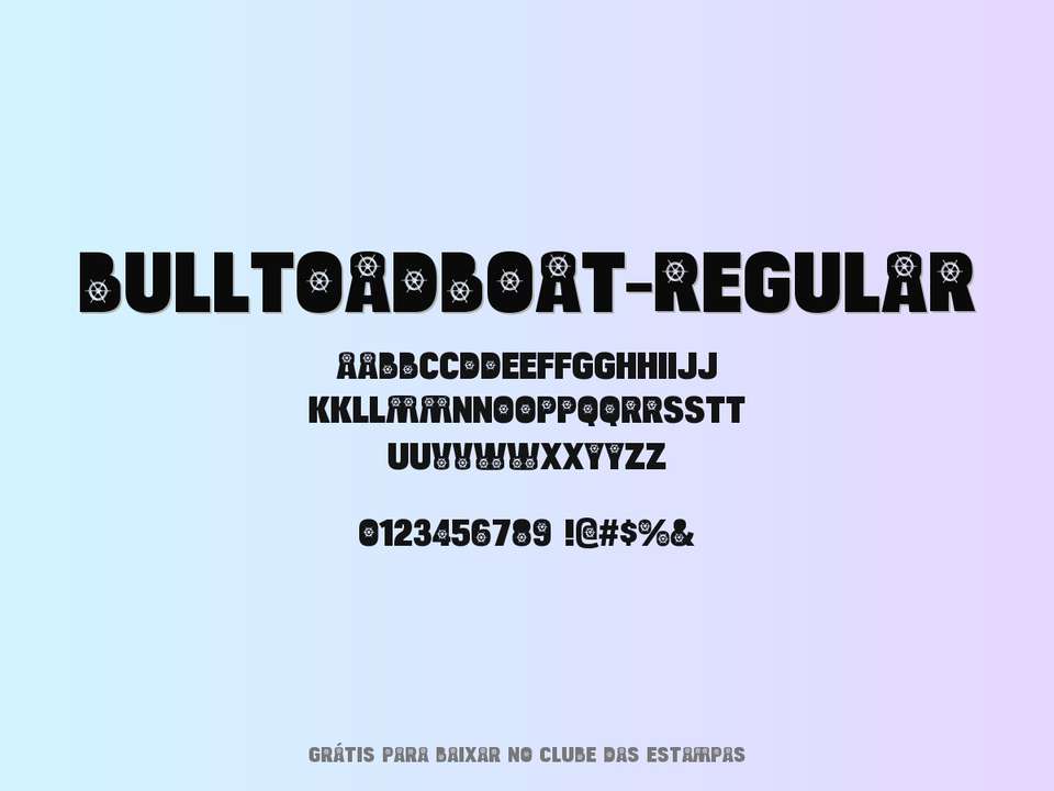 Fonte Bulltoadboat Regular Grátis Para Baixar