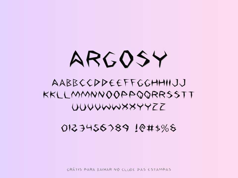 Fonte Argosy Grátis Para Baixar