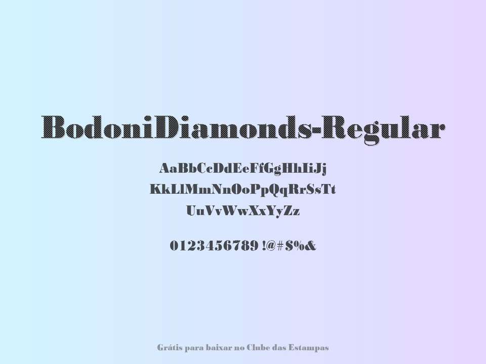Fonte Bodonidiamonds Regular Grátis Para Baixar