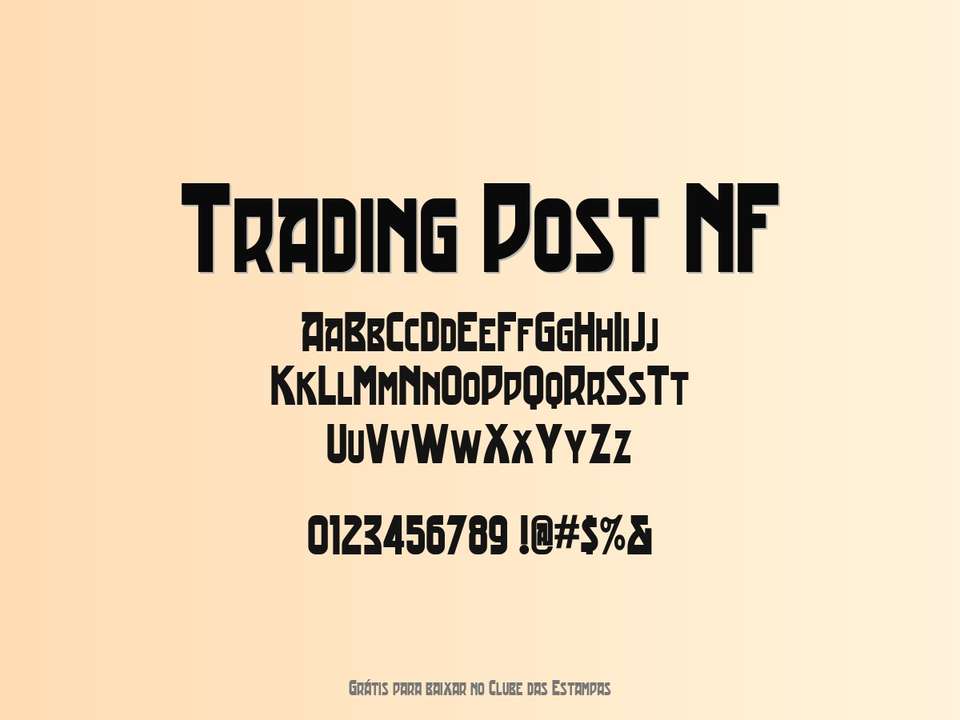 Fonte Trading Post Nf Grátis Para Baixar