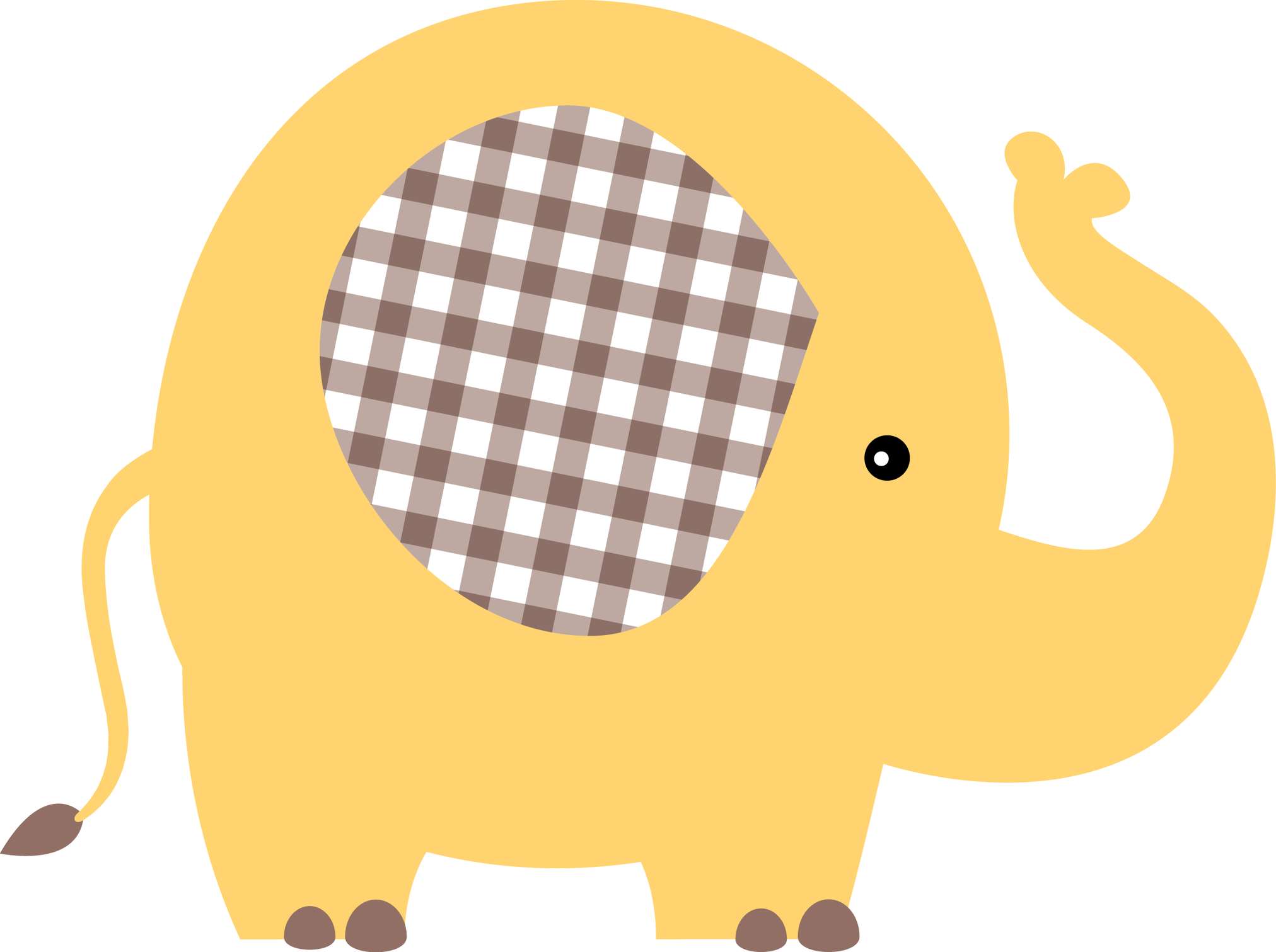 Elemento Elefante Cute Elefantinho Fofo Png (113)