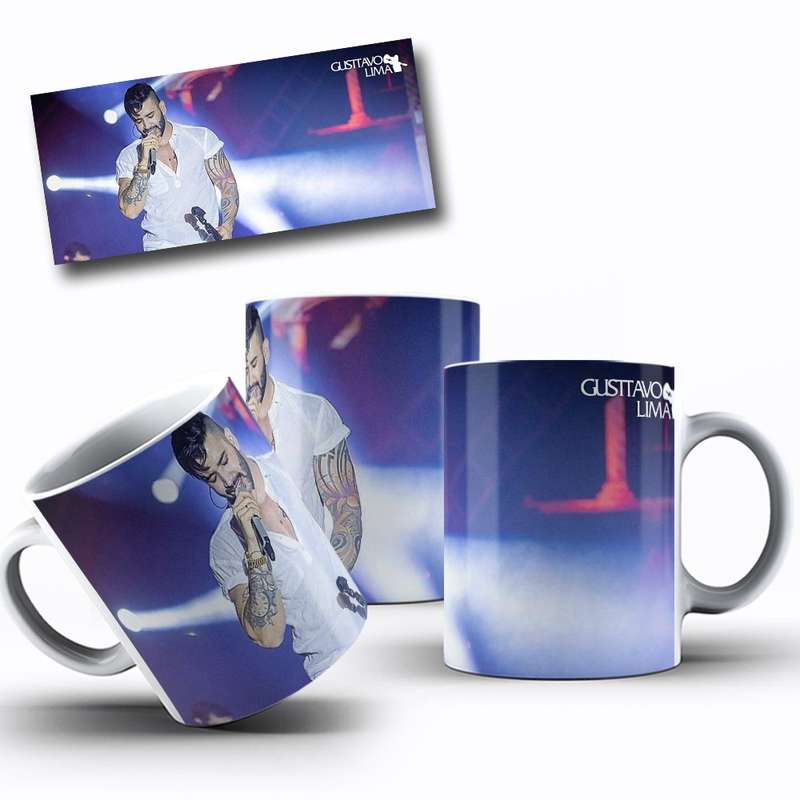Arte Para Caneca Gusttavo Lima Cantor 7