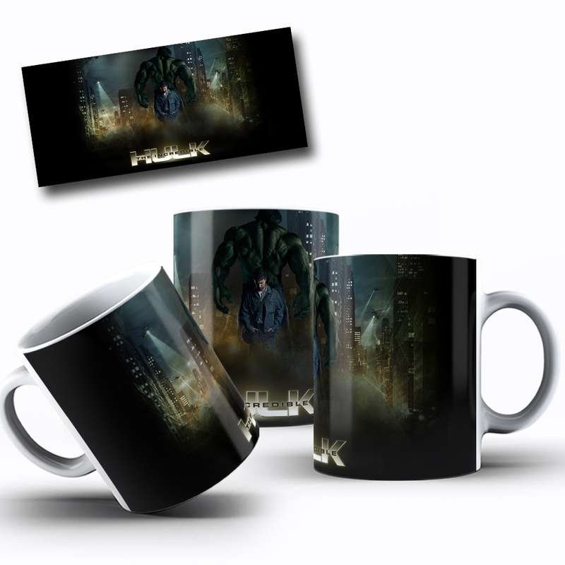 Arte Para Caneca Hulk Personagem Serie Estilizado 25