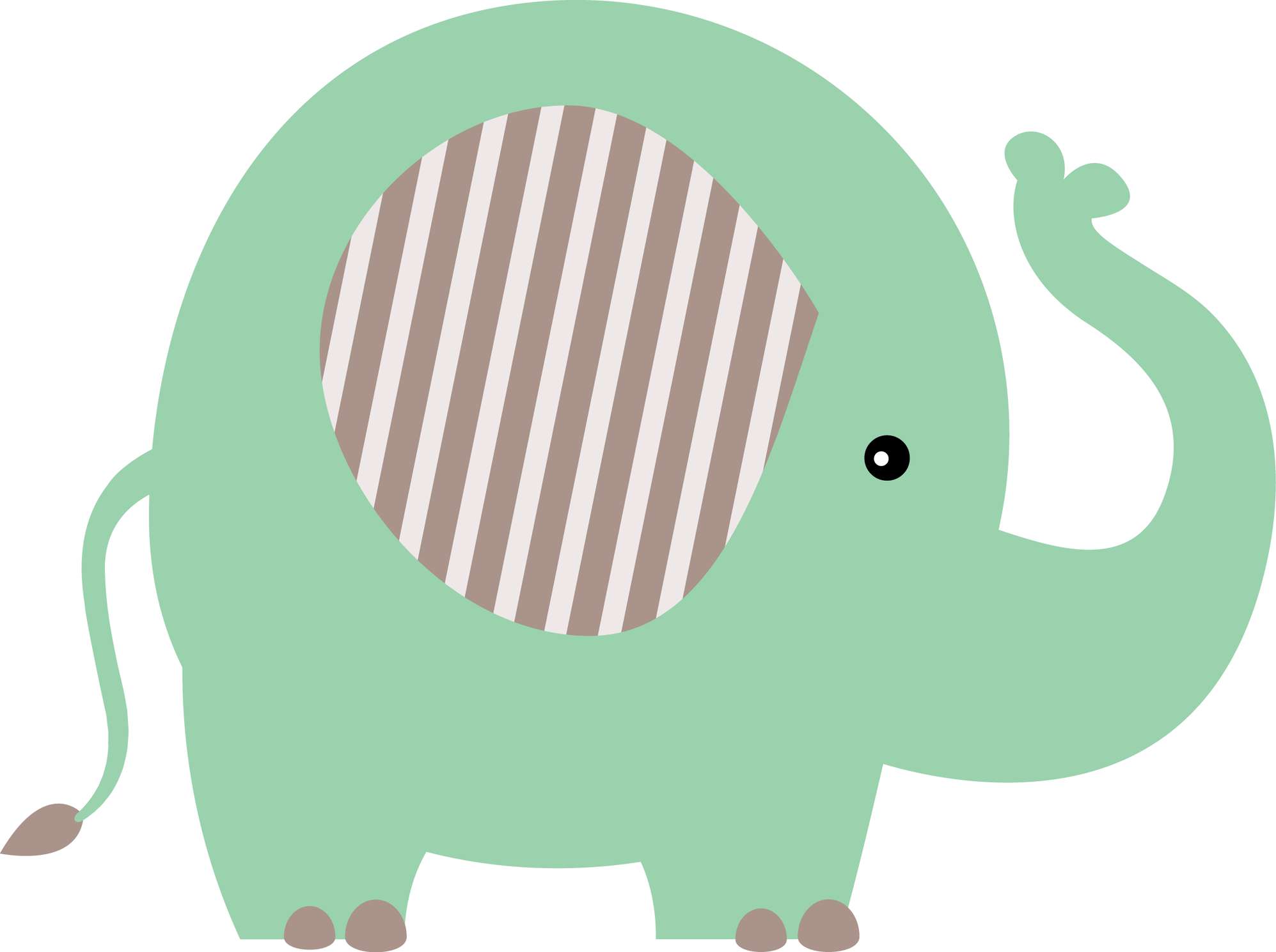 Elemento Elefante Cute Elefantinho Fofo Png (133)