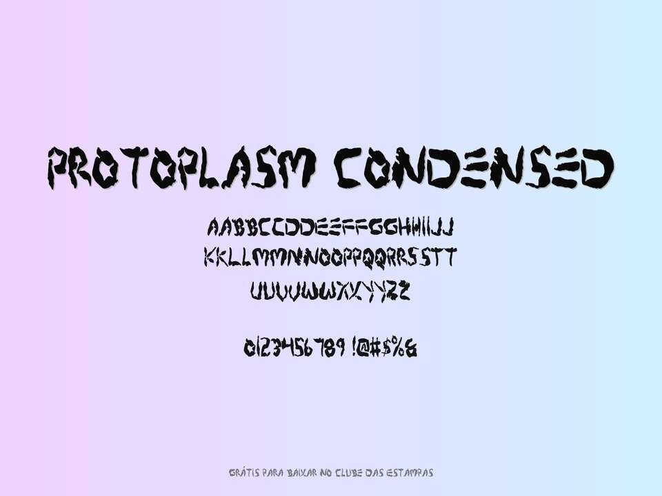 Fonte Protoplasm Condensed Grátis Para Baixar