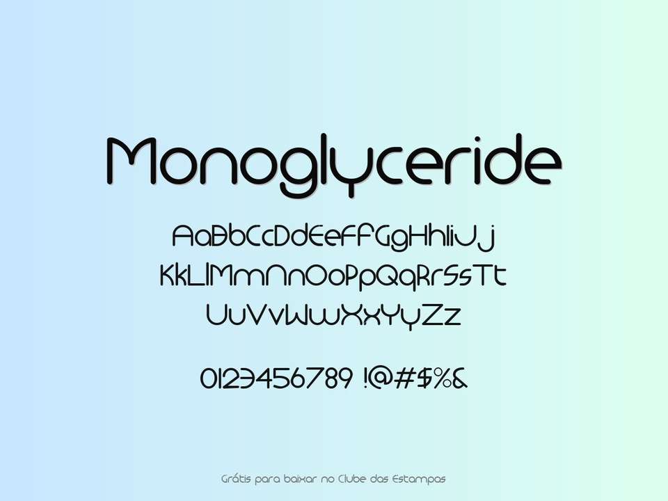 Fonte Monoglyceride Grátis Para Baixar