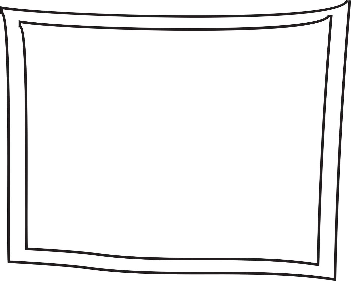 Moldura Retangular Simples Design Png Grátis Para Baixar Vetor