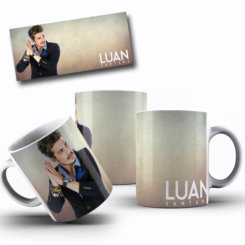 Arte Para Caneca Luan S Santana Cantor 2