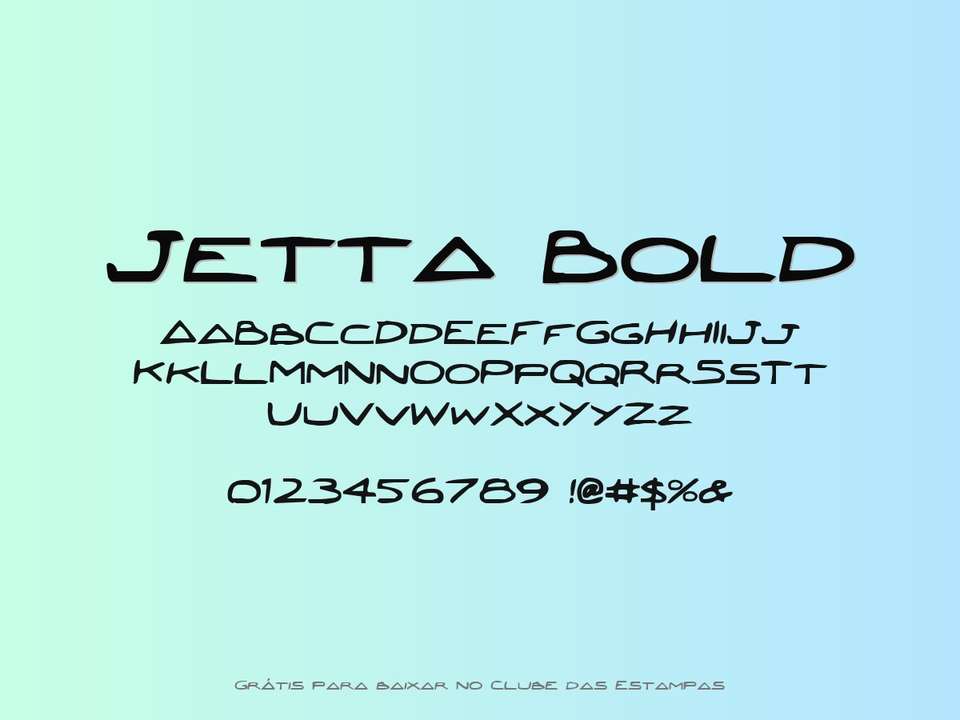 Fonte Jetta Bold Grátis Para Baixar