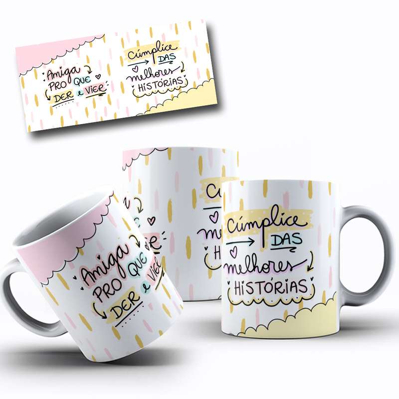 Arte Pra Caneca Amizade (6)